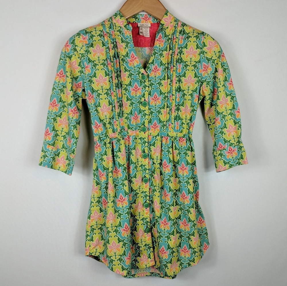 Matilda Jane | Green Acres shirt dress tunic S